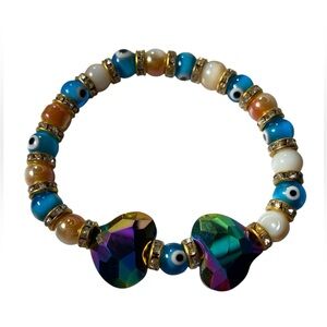 Turkish eye elastic handmade bracelet